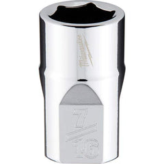 Milwaukee Tool - Hand Sockets Drive Size (Inch): 3/8 Size (Inch): 7/16 - Eagle Tool & Supply