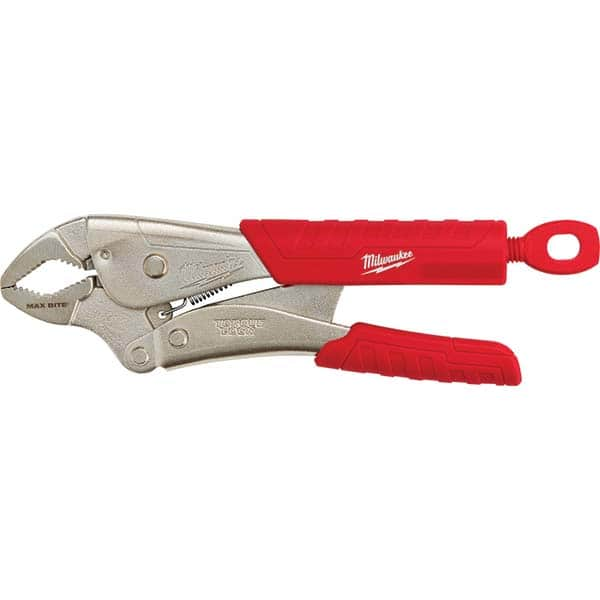 Milwaukee Tool - Locking Pliers Plier Type: Locking Pliers Jaw Style: Curved Jaw - Eagle Tool & Supply