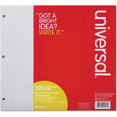 UNIVERSAL - Note Pads, Writing Pads & Notebooks Color: White - Eagle Tool & Supply