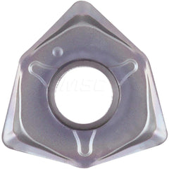 Kyocera WNMU 050408ENGM PR1525 Grade PVD Carbide, 80 Degree Trigon, Negative Rake Angle, Neutral Milling insert for Roughing in (P) Free-Cutting Steel