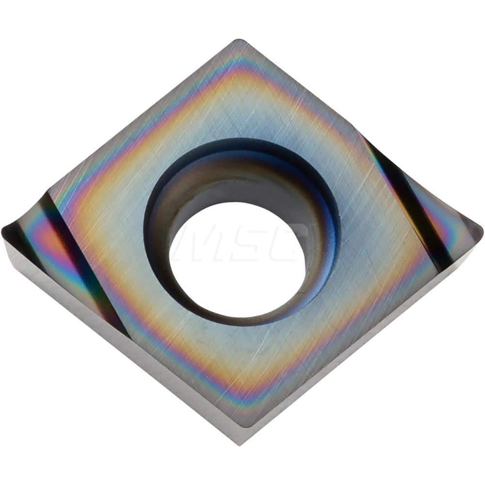 Kyocera CCGT 4305RA3 PDL025 Grade DLC Carbide, 7 Degree, Diamond, Positive Rake Angle, Right-Hand Turning Insert for Light Interruption and Finishing-Medium in (N) Non-Ferrous Metals