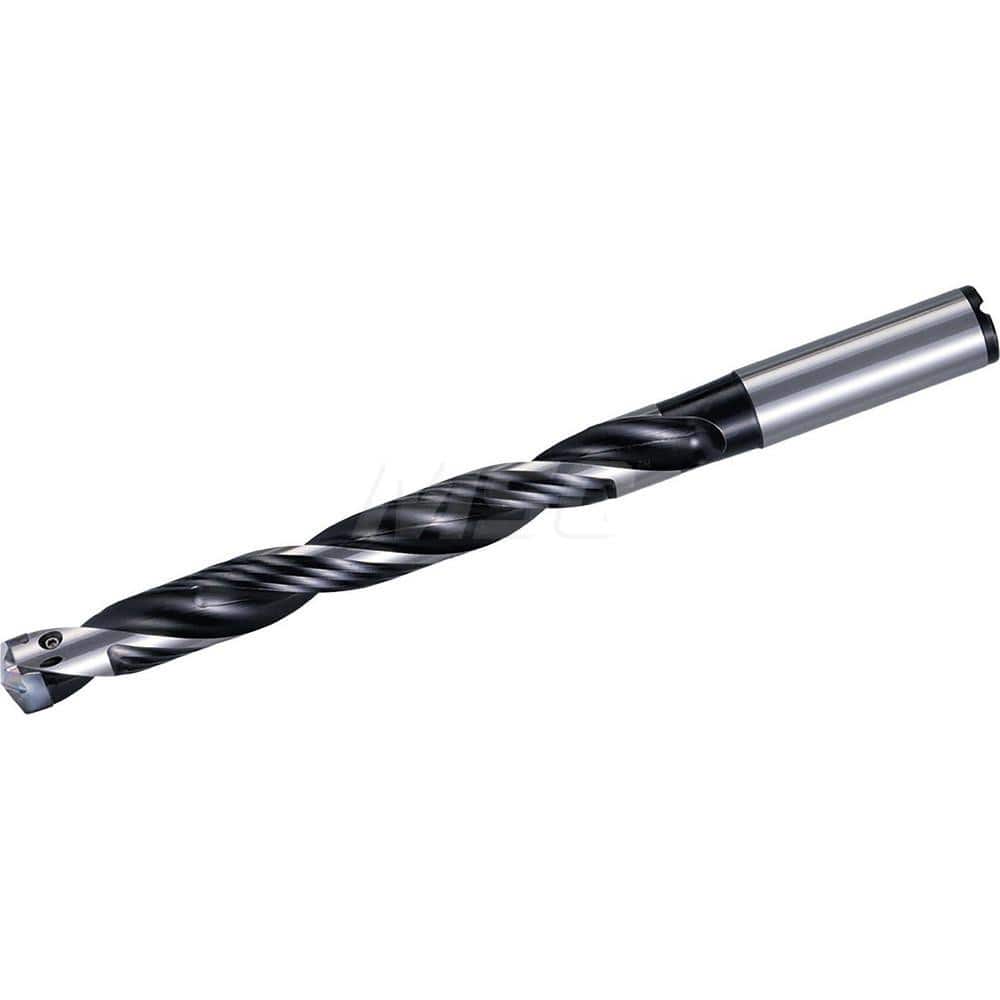 Replaceable Tip Drill: 10 to 10.49 mm Drill Dia, 84 mm Max Depth, 12 mm Straight-Cylindrical Shank Seat Size 10, 144 mm OAL, Through Coolant