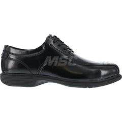 Work Boot: Size 10.5, 2-3/4″ High, Leather, Steel Toe Black, Standard Width