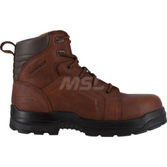 Work Boot: 6″ High, Leather, Composite Toe Brown, Wide Width