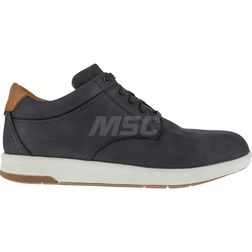 Work Boot: Size 11, 4″ High, Leather, Steel Toe Black, Standard Width