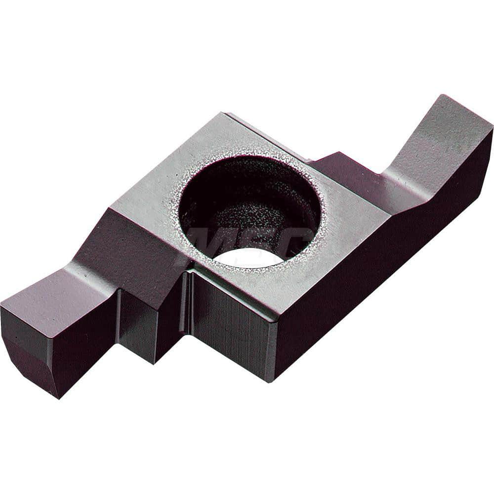 Grooving Insert: GE100005E PR1225, Solid Carbide Megacoat, Right Hand, 1 mm Cutting Width, 2.5 mm Max Depth, Series SIGE