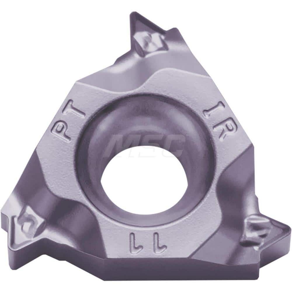 Laydown Threading Inserts; Insert Style: 16ER; Insert Size Code: 16; Insert Material: Solid Carbide; Manufacturer Grade: PR1515; Thread Type: External; Pitch (mm): 1.00; Thread Standard: Metric; Insert Hand: Right Hand; Included Angle: 60; Chipbreaker: TQ