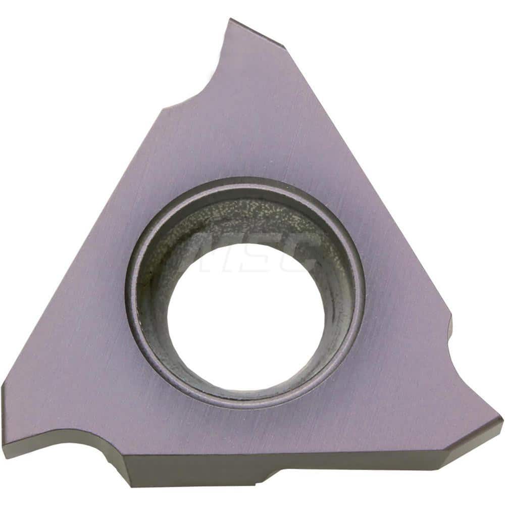 Grooving Insert: GBA43 PR1625, Solid Carbide Megacoat Nano Finish, Left Hand, 3 mm Cutting Width, 5 mm Max Depth, Series GBA