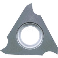 Grooving Insert: GBF32 GW15, Solid Carbide Co & WC Finish, Right Hand, 3 mm Cutting Width, 3 mm Max Depth, Series GBF