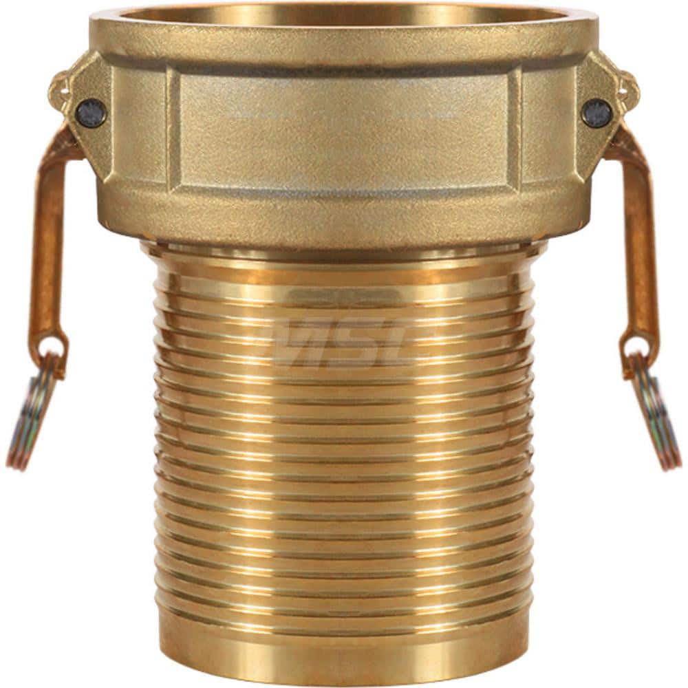 C-BR Type Quick Coupling: 6″ Hose ID, 6″ Part C, Brass