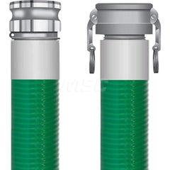 Liquid Suction & Discharge Hose; Inside Diameter (Inch): 2; Length (Feet): 50; Outside Diameter (Decimal Inch): 2.3900; Material: PVC; Working Pressure (psi): 70.000; Vacuum Rating: 29 In. Hg; Color: Green; Minimum Temperature (F): -23.000; Maximum Temper