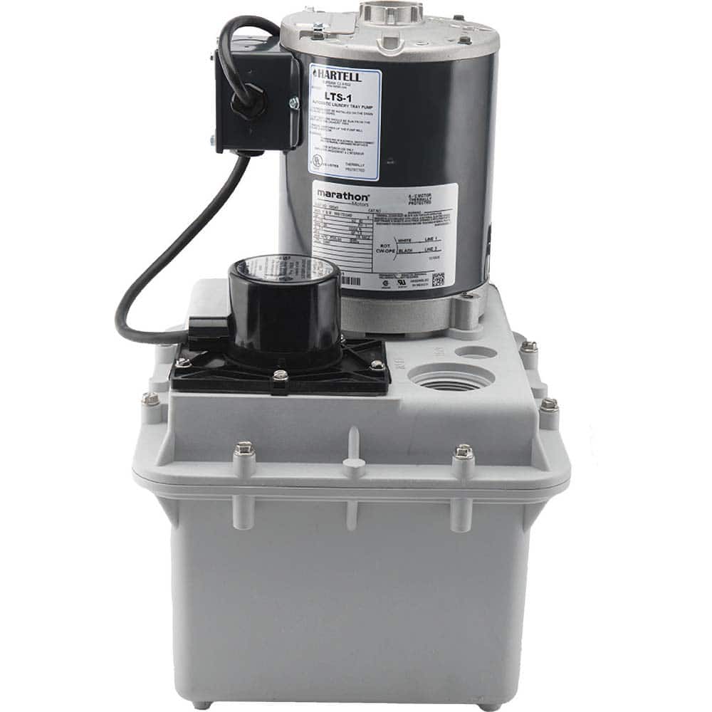 Hartell - Submersible, Sump & Sewage Pumps Type: Waste Water Drain Pump Voltage: 115 V - Eagle Tool & Supply