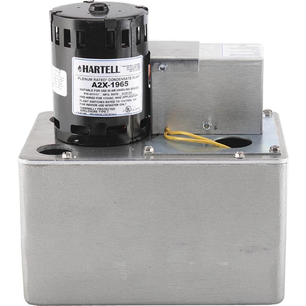 Hartell - Condensate Systems Type: Plenum Rated Condensate Pump Voltage: 115/230 - Eagle Tool & Supply