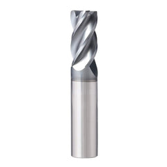 Supermill - Roughing End Mills; Mill Diameter (Inch): 3/8 ; Mill Diameter (Decimal Inch): 0.3750 ; Number of Flutes: 4 ; Length of Cut (Decimal Inch): 0.5000 ; Shank Diameter (Inch): 3/8 ; Shank Diameter (Decimal Inch): 0.3750 - Exact Industrial Supply