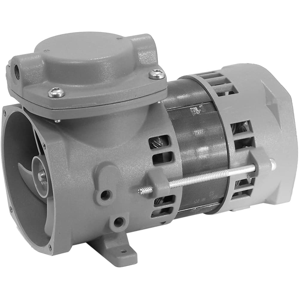 Thomas - Diaphragm-Type Vacuum Pumps Voltage: 12 DC Compressor Type: Diaphragm Compressor and Vacuum Pump - Eagle Tool & Supply