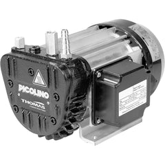 Thomas - Rotary Vane-Type Vacuum Pumps Voltage: 115 VAC Length (Decimal Inch): 8.2300 - Eagle Tool & Supply