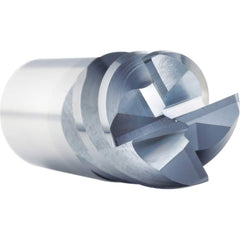 Supermill - 6mm Diam 4 Flute Solid Carbide 0.38mm Corner Radius End Mill - Eagle Tool & Supply