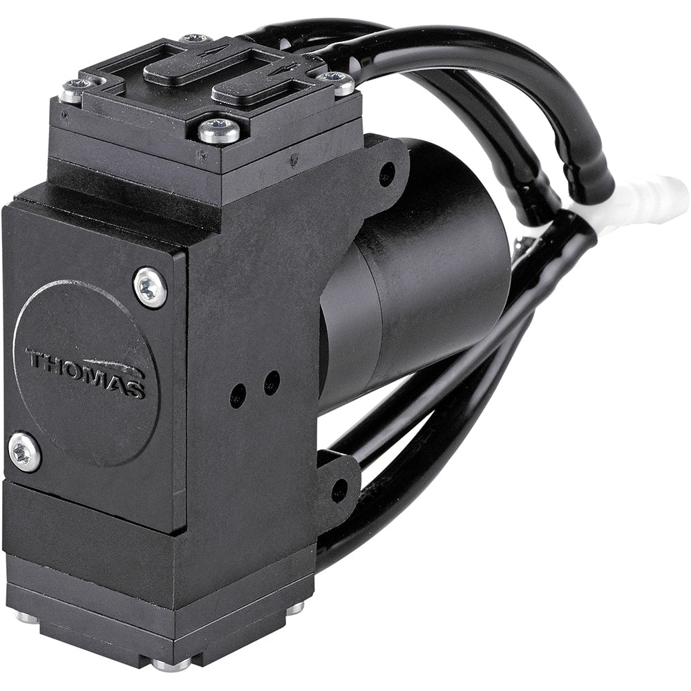 Thomas - Diaphragm-Type Vacuum Pumps Voltage: 12 VDC Compressor Type: Diaphragm Compressor and Vacuum Pump - Eagle Tool & Supply