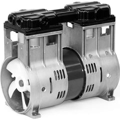 Thomas - Rotary Vane-Type Vacuum Pumps Voltage: 115 VAC Length (Decimal Inch): 10.3900 - Eagle Tool & Supply