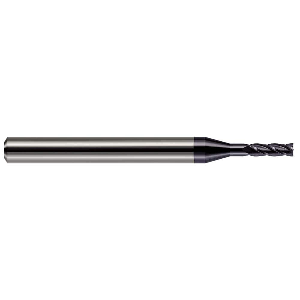 Harvey Tool - 0.025", 1.9mm LOC, 1/8" Shank Diam, 1-1/2" OAL, 4 Flute Solid Carbide Square End Mill - Exact Industrial Supply