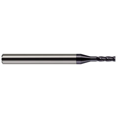 Harvey Tool - 0.025", 1.9mm LOC, 1/8" Shank Diam, 1-1/2" OAL, 4 Flute Solid Carbide Square End Mill - Exact Industrial Supply