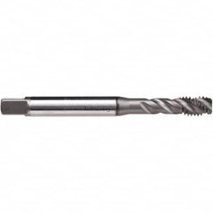 Emuge - #10-32 UNF 3 Flute 2B Modified Bottoming Fast Spiral Flute Tap - Eagle Tool & Supply