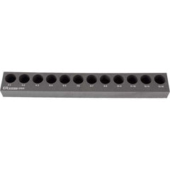 Rego-Fix - Collet Racks & Trays Compatible Collet Series: ER8 Number of Collets Held: 3 - Eagle Tool & Supply
