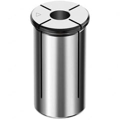 Rego-Fix - 3/8" ID x 1/2" OD, 16mm Head Diam, Slotted Hydraulic Chuck Sleeve - Eagle Tool & Supply