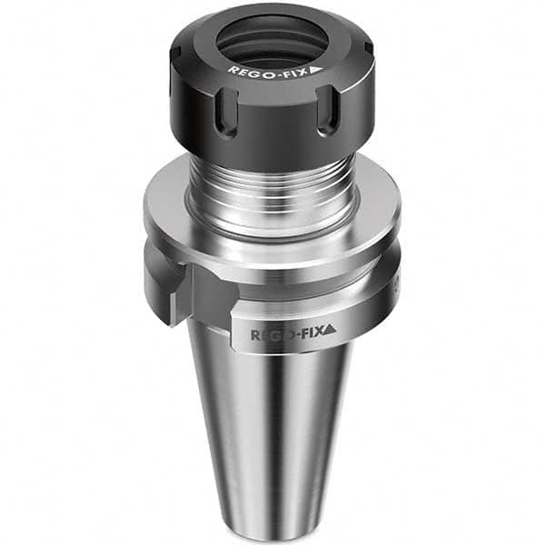 Collet Chuck: 1 to 13 mm Capacity, ER Collet, Dual Contact Taper Shank 70 mm Projection, 0.003 mm TIR, Balanced to 25,000 RPM, Through Coolant