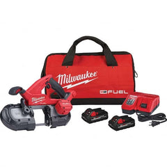 Milwaukee Tool - Cordless Portable Bandsaws Voltage: 18 Battery Chemistry: Lithium-Ion - Eagle Tool & Supply