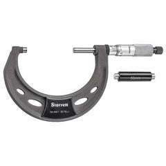 Starrett - Mechanical Outside Micrometers Minimum Measurement (mm): 50.00 Maximum Measurement (mm): 75.00 - Eagle Tool & Supply