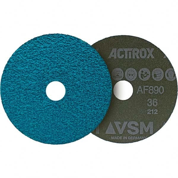 VSM - 9-1/4" Diam, 7/8" Hole, 36 Grit Ceramic Fiber Disc - Eagle Tool & Supply