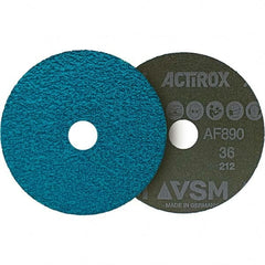VSM - 9-1/4" Diam, 7/8" Hole, 36 Grit Ceramic Fiber Disc - Eagle Tool & Supply
