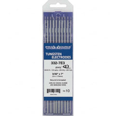 PRO-SOURCE - Tungsten Electrodes Type: E3 Diameter (Inch): 3/32 - Eagle Tool & Supply