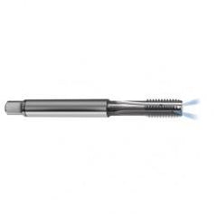 M5 x 0.5 Dia. - 6H - 4 FL - Carbide Semi-Bott Tap - Bright Finish-Coolant-Thru-FORM-C - Eagle Tool & Supply