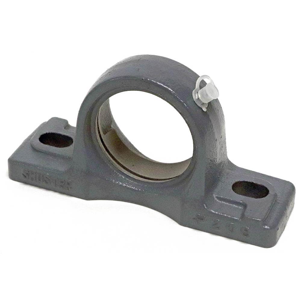 Shuster - PF204, 47mm ID, 90mm OAL x 90mm OAH8mm Wide, Pressed Flange Housing - Exact Industrial Supply