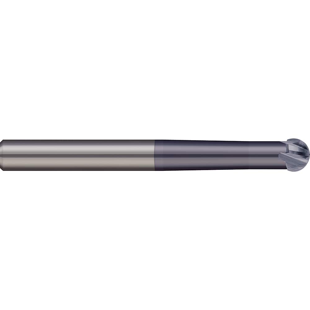 Micro 100 - 12mm Diam 220° Wrap Angle 8mm LOC 2-Flute AlTiN Finish Undercut End Mill - Exact Industrial Supply