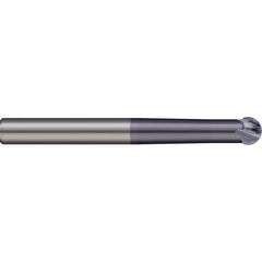 Micro 100 - 12mm Diam 220° Wrap Angle 8mm LOC 2-Flute AlTiN Finish Undercut End Mill - Exact Industrial Supply
