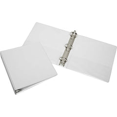 Ability One - Ring Binders; Binder Type: View ; Capacity: 2" ; Color: White ; Material: Vinyl ; Size: 8-1/2 x 11 - Exact Industrial Supply