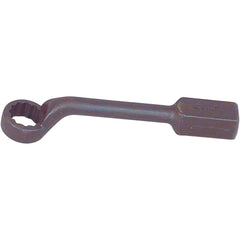 Box End Striking Wrench: 1″, 12 Point, Single End Alloy Steel, Black Finish