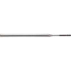 M.A. Ford - Corner Radius & Corner Chamfer End Mills; Mill Diameter (Inch): 1/32 ; Mill Diameter (Decimal Inch): 0.0312 ; End Type: Corner Radius ; Corner Radius (Inch): .005 ; Number of Flutes: 4 ; Material: Solid Carbide - Exact Industrial Supply