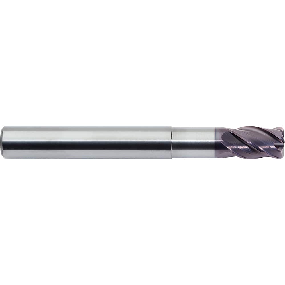 M.A. Ford - Corner Radius & Corner Chamfer End Mills; Mill Diameter (mm): 6.00 ; Mill Diameter (Decimal Inch): 0.2362 ; End Type: Corner Radius ; Corner Radius (mm): 0.300 ; Corner Radius (Inch): .012 ; Number of Flutes: 4 - Exact Industrial Supply