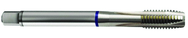 M10x1.5 6H 3-Flute Cobalt Blue Ring Spiral Point Plug Tap-Bright - Eagle Tool & Supply