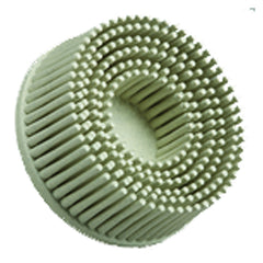 Scotch-Brite Roloc Bristle Disc RD-ZB 120 TR White 2″ × 5/8″ Tapered - Eagle Tool & Supply