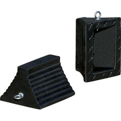 Checkers - Wheel Chocks Width (Inch): 8 Height (Inch): 6 - Eagle Tool & Supply