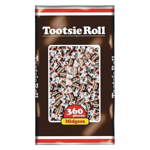 Tootsie Roll - Snacks, Cookies, Candy & Gum Breakroom Accessory Type: Candy Breakroom Accessory Description: Midgees, Original, 38.8oz Bag, 360 Pieces - Eagle Tool & Supply