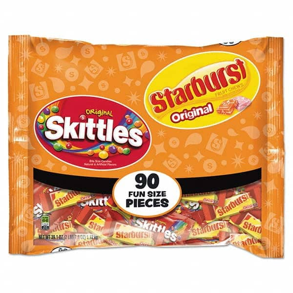 Wrigley's - Snacks, Cookies, Candy & Gum Breakroom Accessory Type: Candy Breakroom Accessory Description: Skittles/Starburst Fun Size, Variety, Individually Wrapped - Eagle Tool & Supply