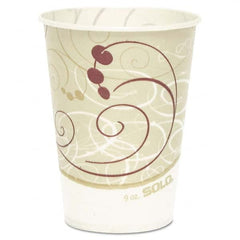 DART - Waxed Paper Cold Cups, 9 oz, Symphony Design, 100/Bag - Eagle Tool & Supply