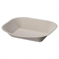 Chinet - Savaday Molded Fiber Food Tray, 9 x 7, Beige, 250/Bag, 500/Carton - Eagle Tool & Supply