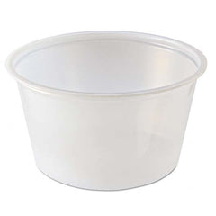 Fabri-Kal - Portion Cups, 4 oz, Clear, 125/Sleeve, 20 Sleeves/Carton - Eagle Tool & Supply